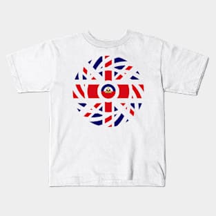 British Haitian Multinational Patriot Flag Series Kids T-Shirt